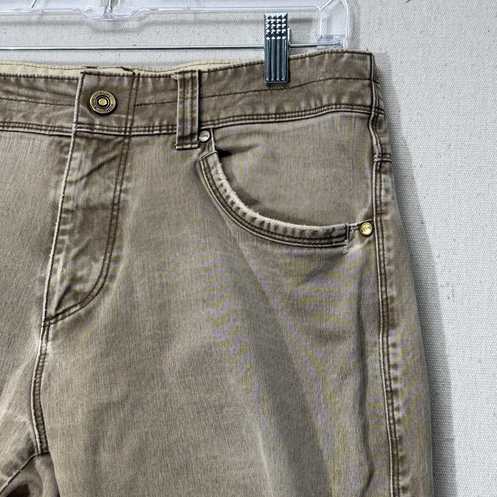 Kuhl Ryder Pants Mens 32x30 Beige Hiking Outdoor Stretch Workwear Distressed - Picture 6 of 16
